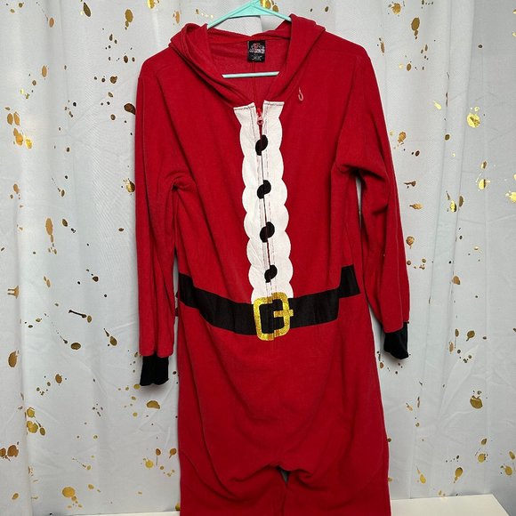 PJ'S and PRESENTS Santa Onsie Sz: L - Picture 1 of 5